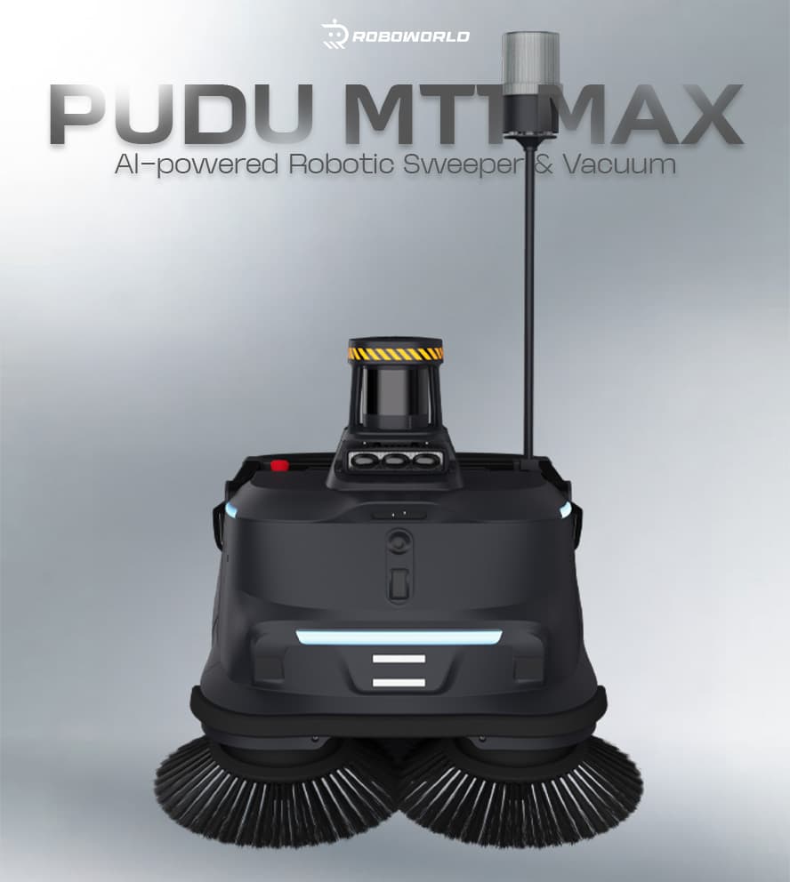 PUDU MT1 Max — Robot vệ sinh công nghiệp
